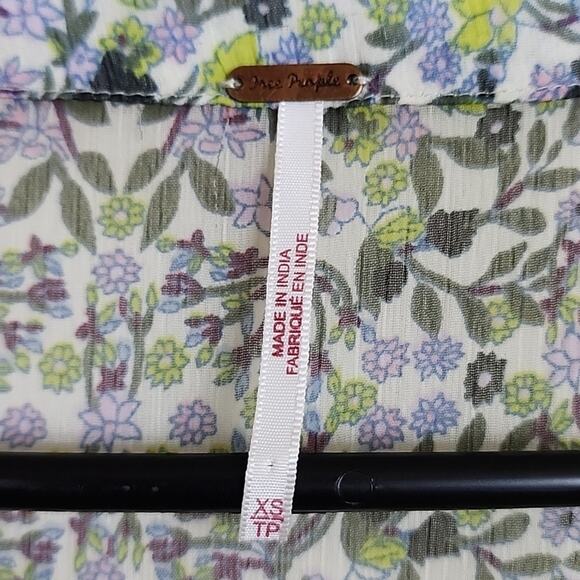 Free People Smocked Shoulder Midi Dress - Picture 3 of 4